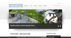 Desktop Screenshot of apartmaji-kenda.si